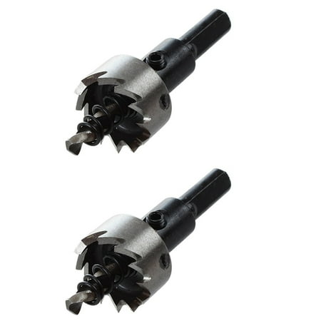 2X Tooth HSS Steel Drill Bit Cutter Tool for Metal Wood 22mm