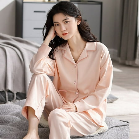 PIKADINGNIS New Cotton Pajama Sets Womens Sleepwear Tops Long Pyjamas Set Spring Autumn Homewear Women Casual Sleepwear Nightwear
PIKADINGNIS New Cotton Pajama Sets Womens Sleepwear Tops Long Pyjamas Set Spring Autumn Homewear Women Casual Sleepwear Nightwear