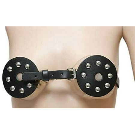 Adjustable Leather Real Cowhide Domino Bra Top with Spikes Bralette Halter Top Raves Party Clubwear Black
Adjustable Leather Real Cowhide Domino Bra Top with Spikes Bralette Halter Top Raves Party Clubwear Black