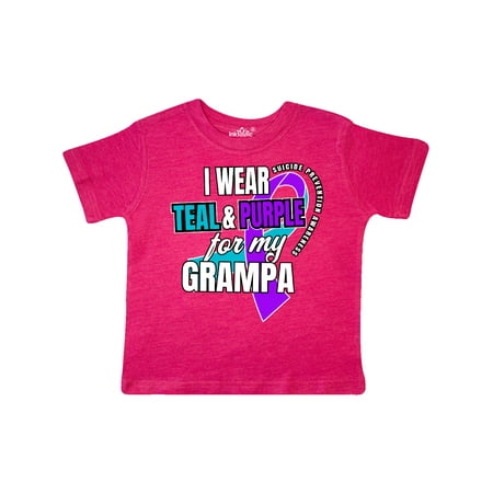 Inktastic Suicide Prevention I Wear Teal and Purple for My Grampa Gift Toddler Boy or Toddler Girl T-Shirt
Inktastic Suicide Prevention I Wear Teal and Purple for My Grampa Gift Toddler Boy or Toddler Girl T-Shirt