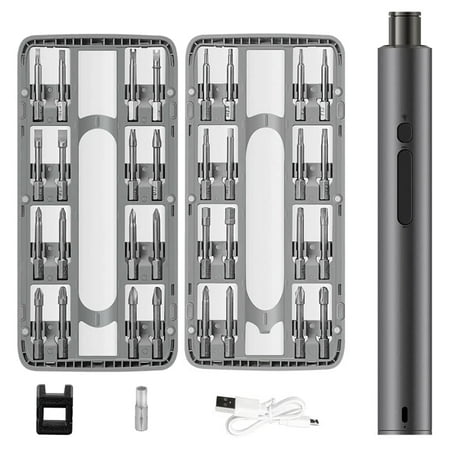3.7V Electric Screwdriver Set Electric Cordless Screwdriver with 32 Magnetic Precision Bits LED Shadowless Light
3.7V Electric Screwdriver Set Electric Cordless Screwdriver with 32 Magnetic Precision Bits LED Shadowless Light
