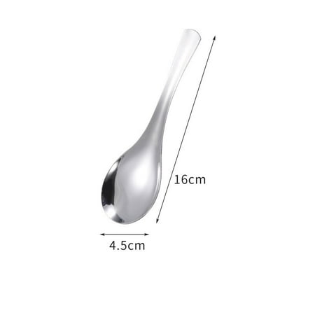 Stainless Steel Chinese Soup Spoons Home Kitchen Deepen Large Capacity Silver Mirror Polished Flatware for Soup Rice Tableware
Stainless Steel Chinese Soup Spoons Home Kitchen Deepen Large Capacity Silver Mirror Polished Flatware for Soup Rice Tableware