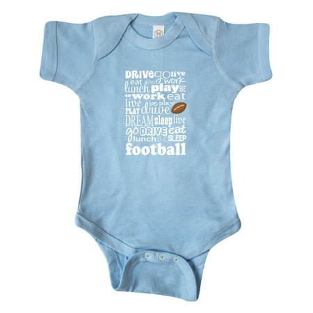 Inktastic Football Season Outfit Gift Baby Boy Bodysuit