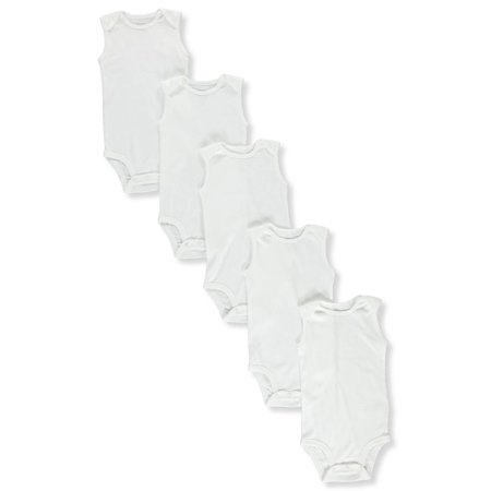 Carter s Baby Unisex 5-Pack Bodysuits - white 3 months (Newborn)
