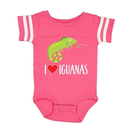 Inktastic I Love Iguanas Gift Gift Baby Boy or Baby Girl Bodysuit