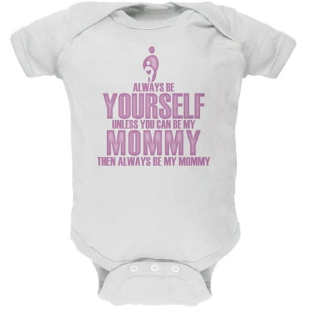 Mother s Day Always Yourself Mommy Daughter White Soft Baby One Piece - 12-18 months
Mother s Day Always Yourself Mommy Daughter White Soft Baby One Piece - 12-18 months