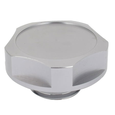 Unique Bargains 1" Thread Dia Metal Racing Engine Oil Filler Fuel Cover Cap Gray for Nissan