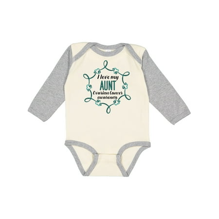 Inktastic I Love My Aunt Ovarian Cancer Awareness Gift Baby Boy or Baby Girl Long Sleeve Bodysuit
Inktastic I Love My Aunt Ovarian Cancer Awareness Gift Baby Boy or Baby Girl Long Sleeve Bodysuit