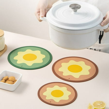 PVC Anti-fastening Pad Home Non-slip Mat Kitchen Pot Padding Cartoon Coaster Resistance High Temperature Dining Table Pad
PVC Anti-fastening Pad Home Non-slip Mat Kitchen Pot Padding Cartoon Coaster Resistance High Temperature Dining Table Pad