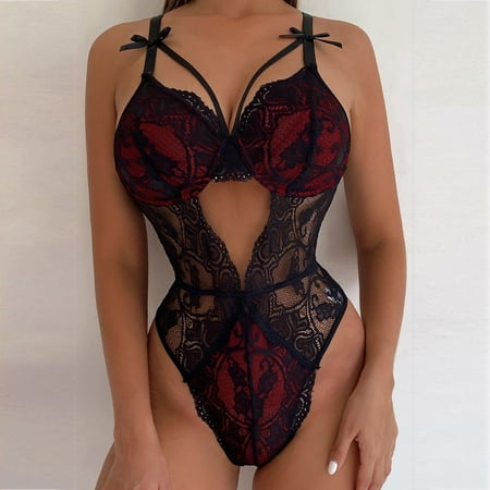 Kayannuo Lingerie For Women Clearance Women Sexy V Neck Lingerie Lace Hollow Out Sleepwear Sling Underwear Jumpsuit+Underpants SuitSuit
Kayannuo Lingerie For Women Clearance Women Sexy V Neck Lingerie Lace Hollow Out Sleepwear Sling Underwear Jumpsuit+Underpants SuitSuit