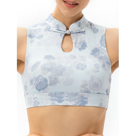 OWSOO Women Yoga Bra Vintage Stand Collar Button Printed Wirefree Bras Workout Jogging Casual Vest
OWSOO Women Yoga Bra Vintage Stand Collar Button Printed Wirefree Bras Workout Jogging Casual Vest