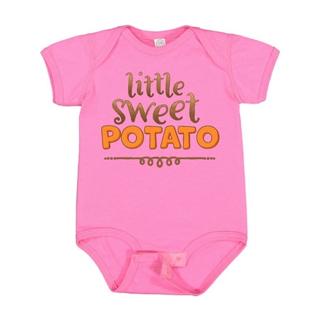 Inktastic Thanksgiving Little Sweet Potato Gift Baby Boy or Baby Girl Bodysuit