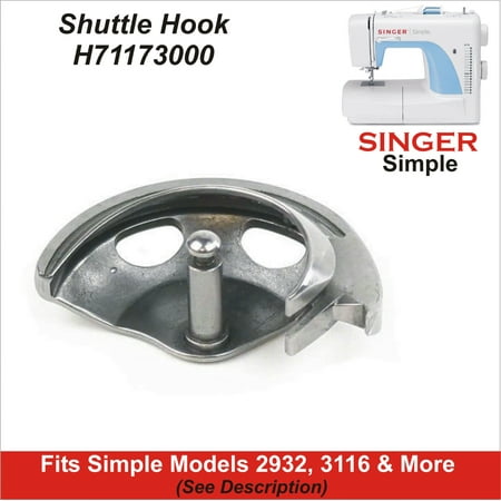 

Singer Compatible Shuttle Hook Fits Simple Models 2932 3116 & More See Description For Models