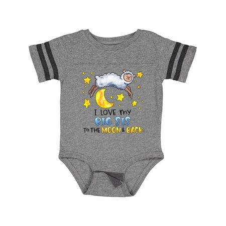 Inktastic I Love My Big Sis to the Moon and Back Cute Sheep Gift Baby Boy or Baby Girl Bodysuit
Inktastic I Love My Big Sis to the Moon and Back Cute Sheep Gift Baby Boy or Baby Girl Bodysuit