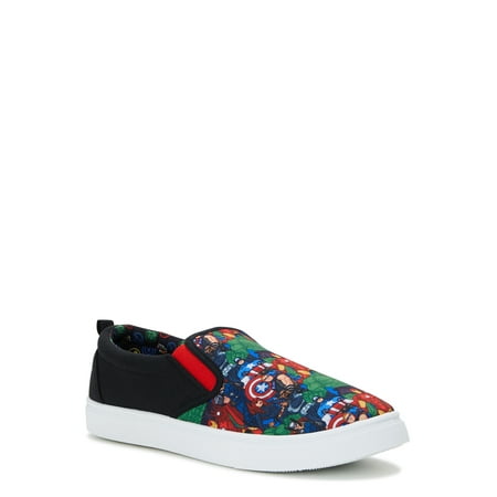 Marvel Men s Casual Superhero Slip on Sneaker