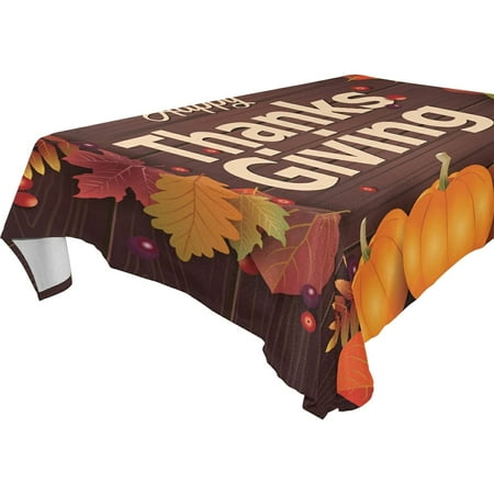 SKYSONIC Thanksgiving Pumpkin Tablecloth Waterproof Washable Polyester Square Table Cover Durable Tablecloth for Kitchen Dining Table Party Decor (54 X 72 Inch)
SKYSONIC Thanksgiving Pumpkin Tablecloth Waterproof Washable Polyester Square Table Cover Durable Tablecloth for Kitchen Dining Table Party Decor (54 X 72 Inch)