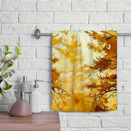 ZFLMY Trees Yellow Leaves Sky Modern Decorative Tea Towels 100% Polyester Kitchen Towels Save Funny for Kitchens Bathrooms Showers 29.5x13.8in
ZFLMY Trees Yellow Leaves Sky Modern Decorative Tea Towels 100% Polyester Kitchen Towels Save Funny for Kitchens Bathrooms Showers 29.5x13.8in