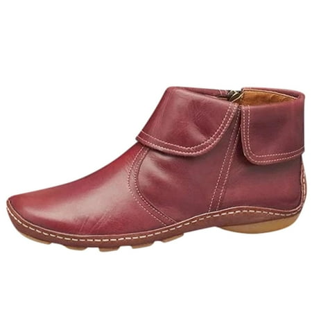 Shpwfbe Boots For Women Leather Flats Ankle Non-Slip Fashion Zipper Toe Round Casual Shoes For Women Shoe Rack
Shpwfbe Boots For Women Leather Flats Ankle Non-Slip Fashion Zipper Toe Round Casual Shoes For Women Shoe Rack
