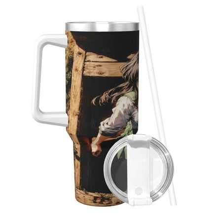 40 OZ Higurashi Kagome Ice Bully Cup with Handle Straw Lid Double Wall Stainless Steel Tumbler Travel Coffee Cup Beautiful Insulation and Cooling Cup for Christmas Birthday Present
40 OZ Higurashi Kagome Ice Bully Cup with Handle Straw Lid Double Wall Stainless Steel Tumbler Travel Coffee Cup Beautiful Insulation and Cooling Cup for Christmas Birthday Present
