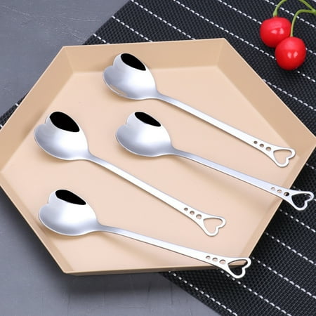 WREA 10 Pcs Stainless Steel Heart Shape Coffee Spoon Dessert Sugar Stirring Spoons Teaspoon Kitchen Accessories
WREA 10 Pcs Stainless Steel Heart Shape Coffee Spoon Dessert Sugar Stirring Spoons Teaspoon Kitchen Accessories