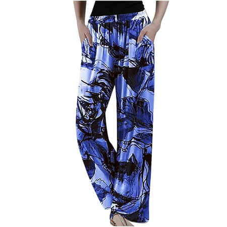 Dadaria Boho Pants for Women Print Lightweight Breathab Loose Trouser Wide Leg Pants Blue S Female
Dadaria Boho Pants for Women Print Lightweight Breathab Loose Trouser Wide Leg Pants Blue S Female