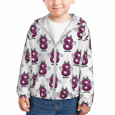 Sun Hoodie for Kids cute number 8 Long Sleeve Swim Fishing Shirts Sun Protection Zip Up Jacket Clothing Athletic Hoodie
Sun Hoodie for Kids cute number 8 Long Sleeve Swim Fishing Shirts Sun Protection Zip Up Jacket Clothing Athletic Hoodie