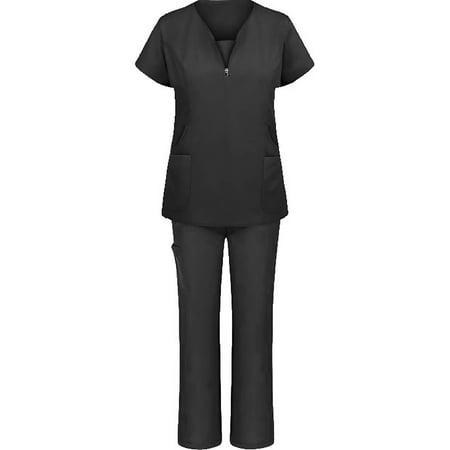 Hesxuno Jogger Scrubs for Women Women Working Uniform Pocket Short Sleeve Blouse+Long Pants Two-piece Sets Oversized Scrub Shirts Sweatshirt
Hesxuno Jogger Scrubs for Women Women Working Uniform Pocket Short Sleeve Blouse+Long Pants Two-piece Sets Oversized Scrub Shirts Sweatshirt