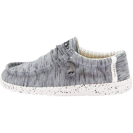 Hey Dude Mens Wally Stretch Loafer - Stone White - Size 11