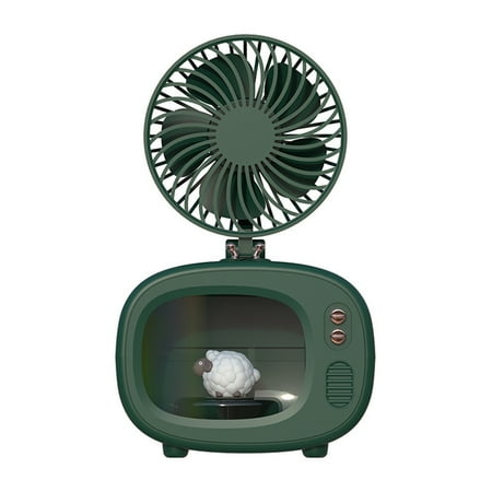 Chamat Portable Cute Cooling Fan Desktop TV Humidifier Diffuser with Lights USB Spray Humidifying Cooler - Green
Chamat Portable Cute Cooling Fan Desktop TV Humidifier Diffuser with Lights USB Spray Humidifying Cooler - Green