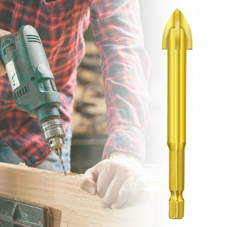 Enjoymall Practical Triangle Drill Bit Cross Head Long Service Life Universal Low Resistance Tip Drill Bit for Ceramic Tile
Enjoymall Practical Triangle Drill Bit Cross Head Long Service Life Universal Low Resistance Tip Drill Bit for Ceramic Tile