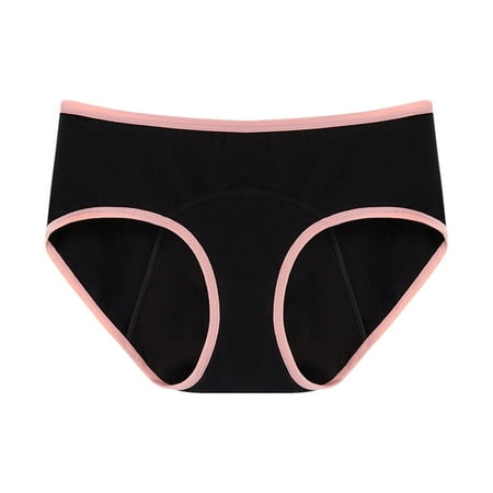 NKOOGH Pure Cotton Leakproof Underwear Color Splicing Breathable Bottoms Calzoncillos Women Breathable Underpants Pink S
NKOOGH Pure Cotton Leakproof Underwear Color Splicing Breathable Bottoms Calzoncillos Women Breathable Underpants Pink S