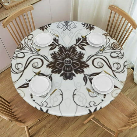 Xllo0ord White Tablecloth -Fitted with Curvy Pattern for Dining Tables Buffet Parties and Fits Tables 46-50
Xllo0ord White Tablecloth -Fitted with Curvy Pattern for Dining Tables Buffet Parties and Fits Tables 46-50