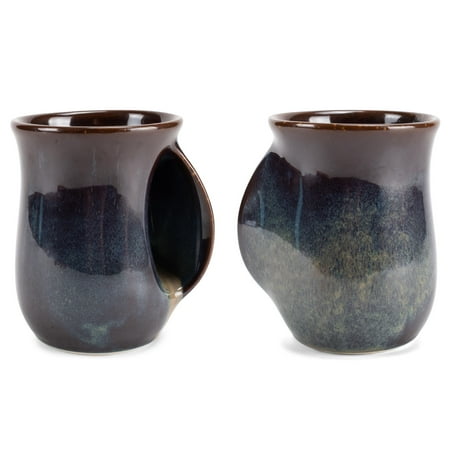 Elanze Designs Reactive 14 ounce Ceramic Handwarmer Mugs Set of 2 Cascade Brown
Elanze Designs Reactive 14 ounce Ceramic Handwarmer Mugs Set of 2 Cascade Brown