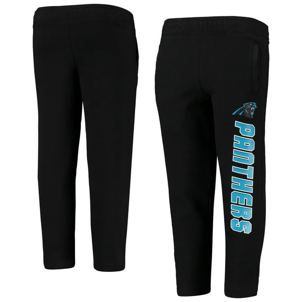 Youth Black Carolina Panthers Fleece Sweatpants