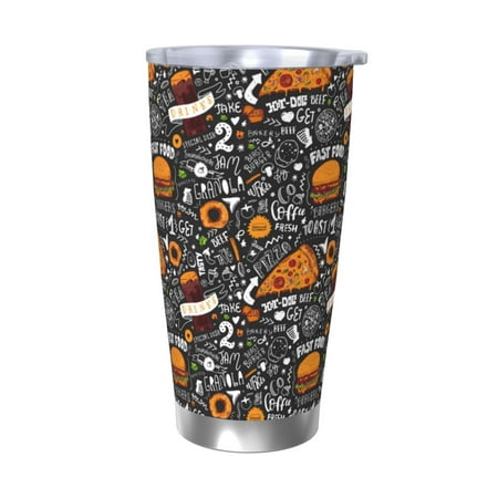 Junzan Fastfood 1 for 20oz Stainless Steel Insulated Car Cup with Spillproof Lid - Insulated Coffee Mug Thermal Cup-Without Straw
Junzan Fastfood 1 for 20oz Stainless Steel Insulated Car Cup with Spillproof Lid - Insulated Coffee Mug Thermal Cup-Without Straw
