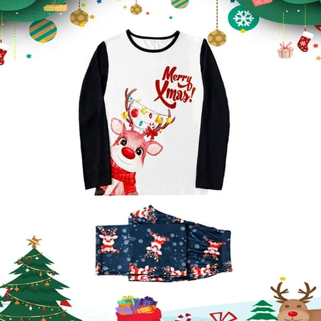 Foraging dimple Men s Long-sleeved Deer Head Print Two-piece Parent-child Christmas Pajamas
Foraging dimple Men s Long-sleeved Deer Head Print Two-piece Parent-child Christmas Pajamas