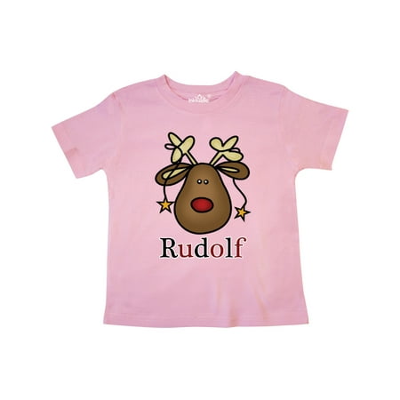Inktastic Rudolf The Red Nosed Randier Gift Toddler Boy or Toddler Girl T-Shirt