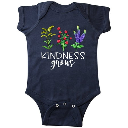 Inktastic Kindness Grows Wildflowers Gift Baby Boy or Baby Girl Bodysuit