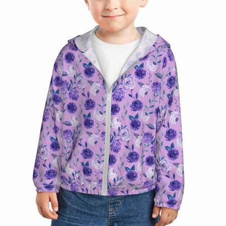 Sun Hoodie for Kids Violet Long Sleeve Swim Fishing Shirts Sun Protection Zip Up Jacket Clothing Athletic Hoodie
Sun Hoodie for Kids Violet Long Sleeve Swim Fishing Shirts Sun Protection Zip Up Jacket Clothing Athletic Hoodie