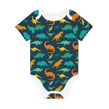 Coaee Colorful Dinosaur for Soft Cotton Baby Short-Sleeve Bodysuit Baby Girls Boys Bodysuit Romper
Coaee Colorful Dinosaur for Soft Cotton Baby Short-Sleeve Bodysuit Baby Girls Boys Bodysuit Romper