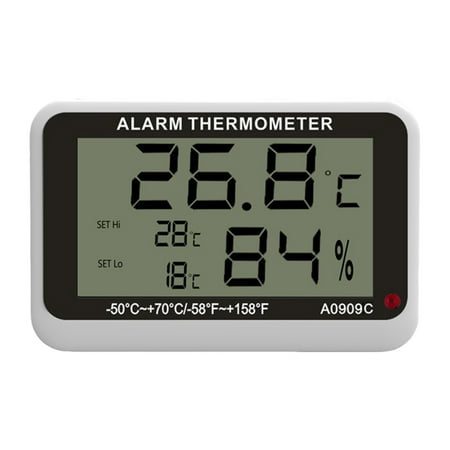 High/Low Temperature & Humidity Alarm Refrigerator Fridge Thermometer Hygrometer Digital Freezer Hygrothermograph 
High/Low Temperature & Humidity Alarm Refrigerator Fridge Thermometer Hygrometer Digital Freezer Hygrothermograph