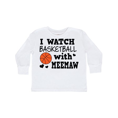 Inktastic I Watch Basketball with Meemaw Gift Toddler Boy Girl Long Sleeve T-Shirt 
Inktastic I Watch Basketball with Meemaw Gift Toddler Boy Girl Long Sleeve T-Shirt