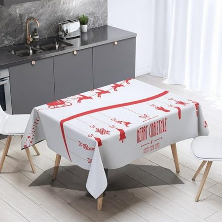 Autmor Christmas Tablecloth Winter Table Cloth for Rectangle Tables Snowflake Xmas Tree Holiday Farmhouse Rustic Party Outdoor Decor Red Buffalo Plaid Check Green Holly Christmas Table Cover
Autmor Christmas Tablecloth Winter Table Cloth for Rectangle Tables Snowflake Xmas Tree Holiday Farmhouse Rustic Party Outdoor Decor Red Buffalo Plaid Check Green Holly Christmas Table Cover