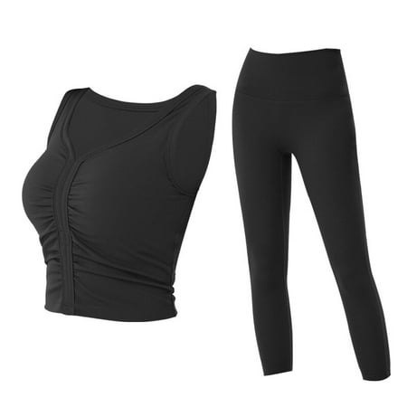 New sports suit ladies beauty back bra shockproof quick-drying gym vest seamless yoga suit 2-piece set of Sport legging
New sports suit ladies beauty back bra shockproof quick-drying gym vest seamless yoga suit 2-piece set of Sport legging