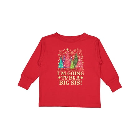 Inktastic Big Sis Christmas Sister Announcement Gift Toddler Toddler Girl Long Sleeve T-Shirt
Inktastic Big Sis Christmas Sister Announcement Gift Toddler Toddler Girl Long Sleeve T-Shirt