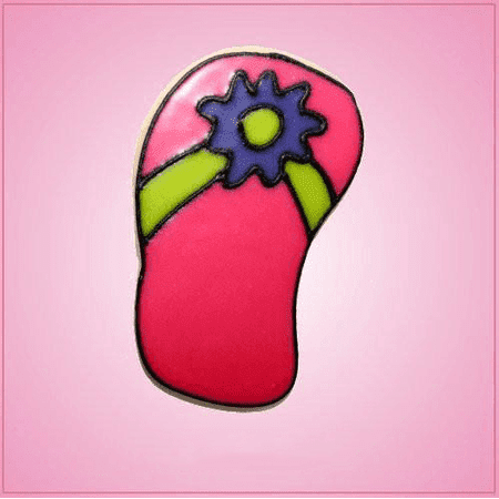 Pink Sandal Cookie Cutter No Sides Only one pieces