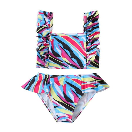 Toddler Summer Girls Colorful Printed Fashion Resort Style Ruffles 2PCS Swimwear Holiday Swimsuit Bikini
Toddler Summer Girls Colorful Printed Fashion Resort Style Ruffles 2PCS Swimwear Holiday Swimsuit Bikini