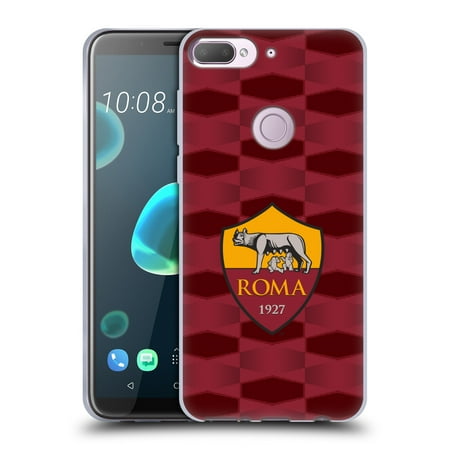 OFFICIAL AS ROMA 2017/18 CREST SOFT GEL CASE FOR HTC PHONES 1