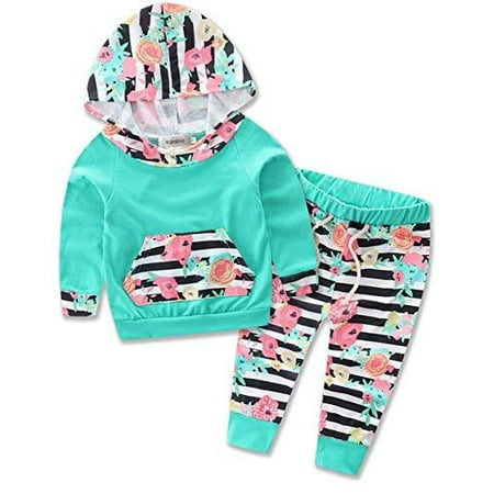 Infant Baby Girl Floral Pattern Long Sleeve Hooded Sweatshirt and Pants Cotton Outfit
Infant Baby Girl Floral Pattern Long Sleeve Hooded Sweatshirt and Pants Cotton Outfit