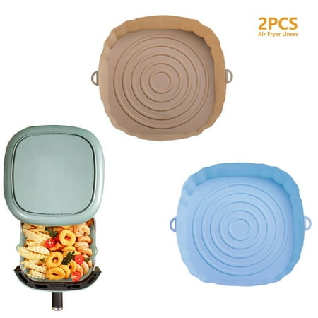 2Pcs Air Fryer Silicone Bast Reusable Airfryer Oven Baking Tray Pizza Fried Chicn Silica Gel Pan Pad Liner Accessories
2Pcs Air Fryer Silicone Bast Reusable Airfryer Oven Baking Tray Pizza Fried Chicn Silica Gel Pan Pad Liner Accessories